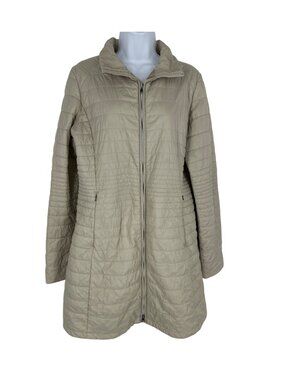 Patagonia Kai Lee Parka Beige Full-Zip Coat Jacket Women’s Size L